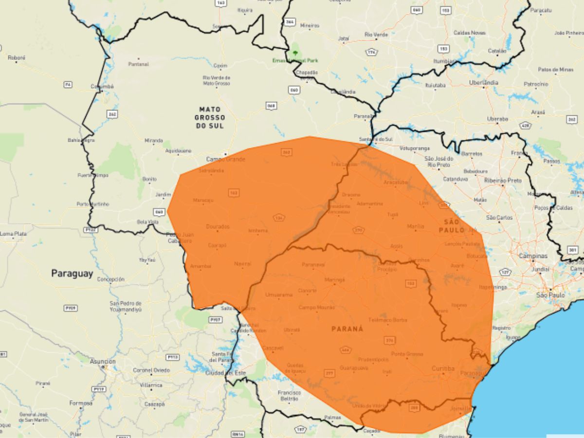 Todo O Ms Tem Alerta De Perigo De Tempestade No Feriado Primeira P Gina